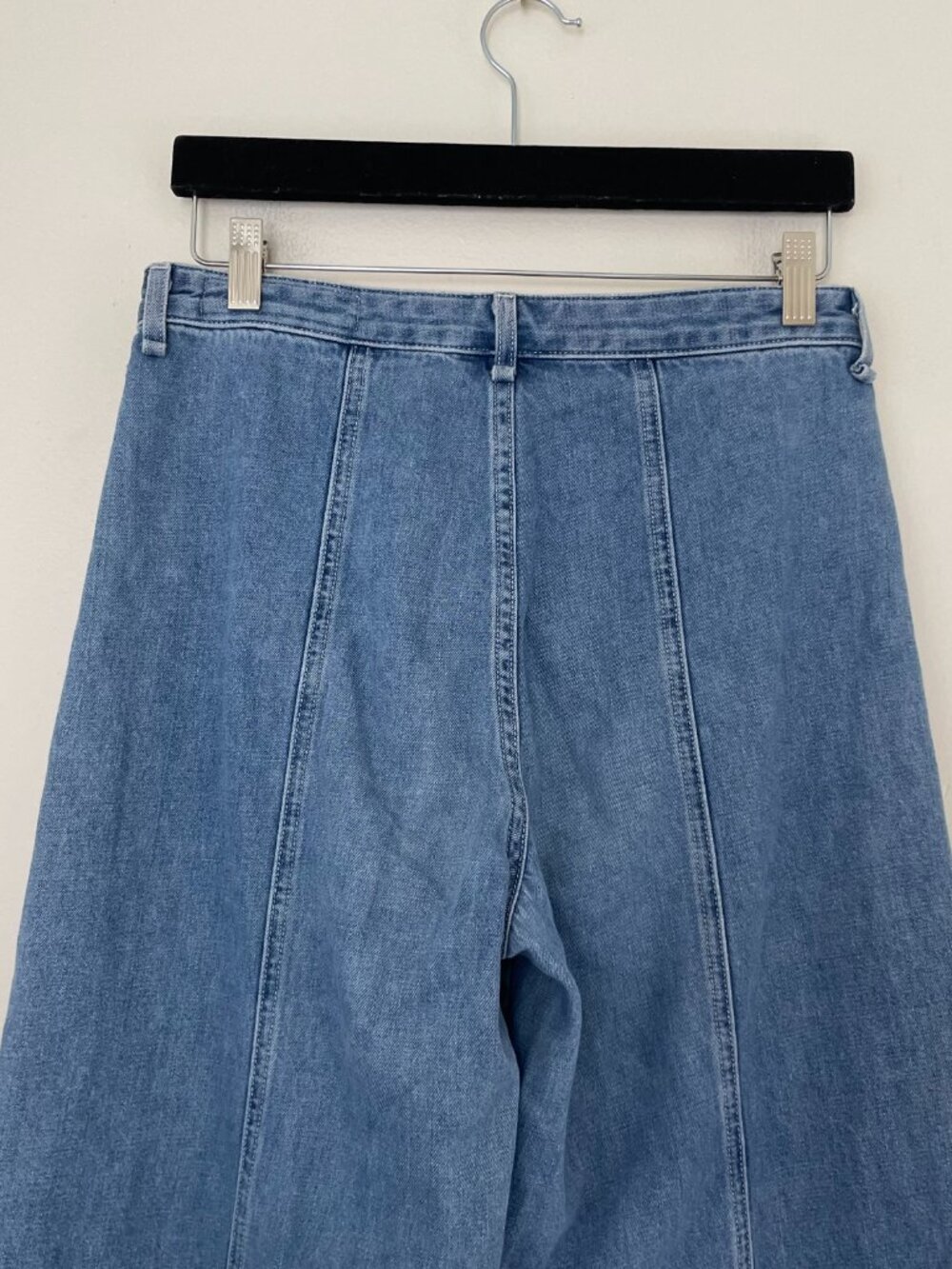 Rag & Bone Maya High Rise Ankle Wide-Leg Jeans in Blue Grass Size 27 - Picture 8 of 8